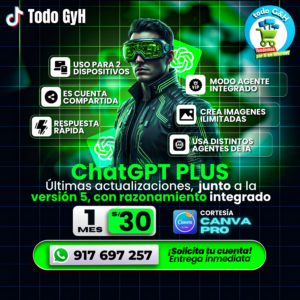 CHATGPT PLUS 2 – 2 dispositivos