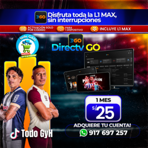 DIRECTV GO CON LIGA 1 MAX – perfil TV