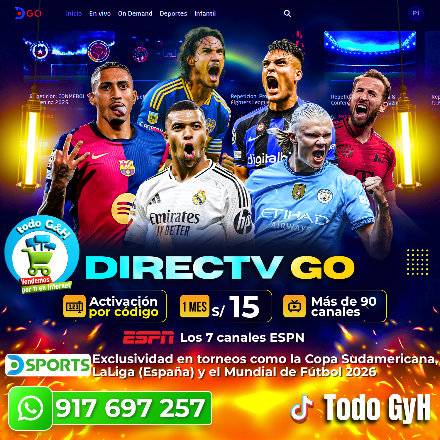 directv go perfil tv
