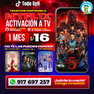 N-Play Rojo Premium IP PERÚ – perfil TV