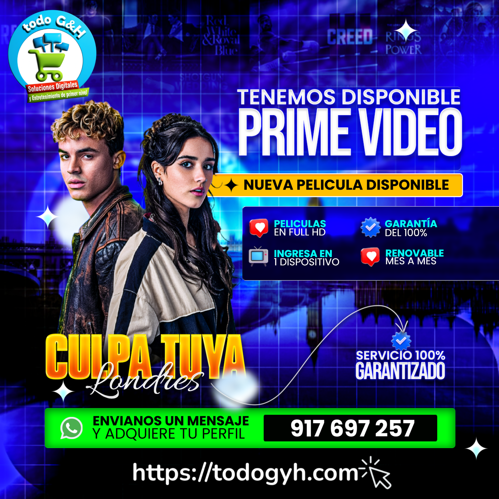P-SONRISA VIDEO - perfil TV prime video culpa tuya londres 18 6 2026