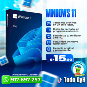WINDOWS 11 PRO – licencia